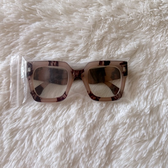 New Trendy Oversized Square Blue Light Blocking Glasses - Picture 6 of 6